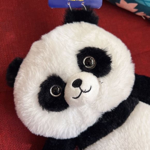 Kellytoy Fairy Panda Bear Plush W/ Pink Sparkly Wings 12” - Picture 3 of 7